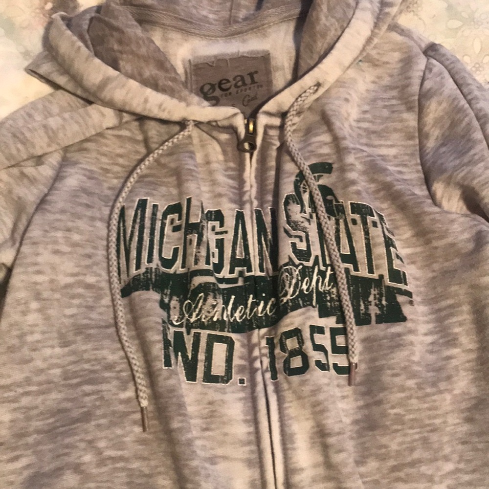 Michigan State zip up hoodie